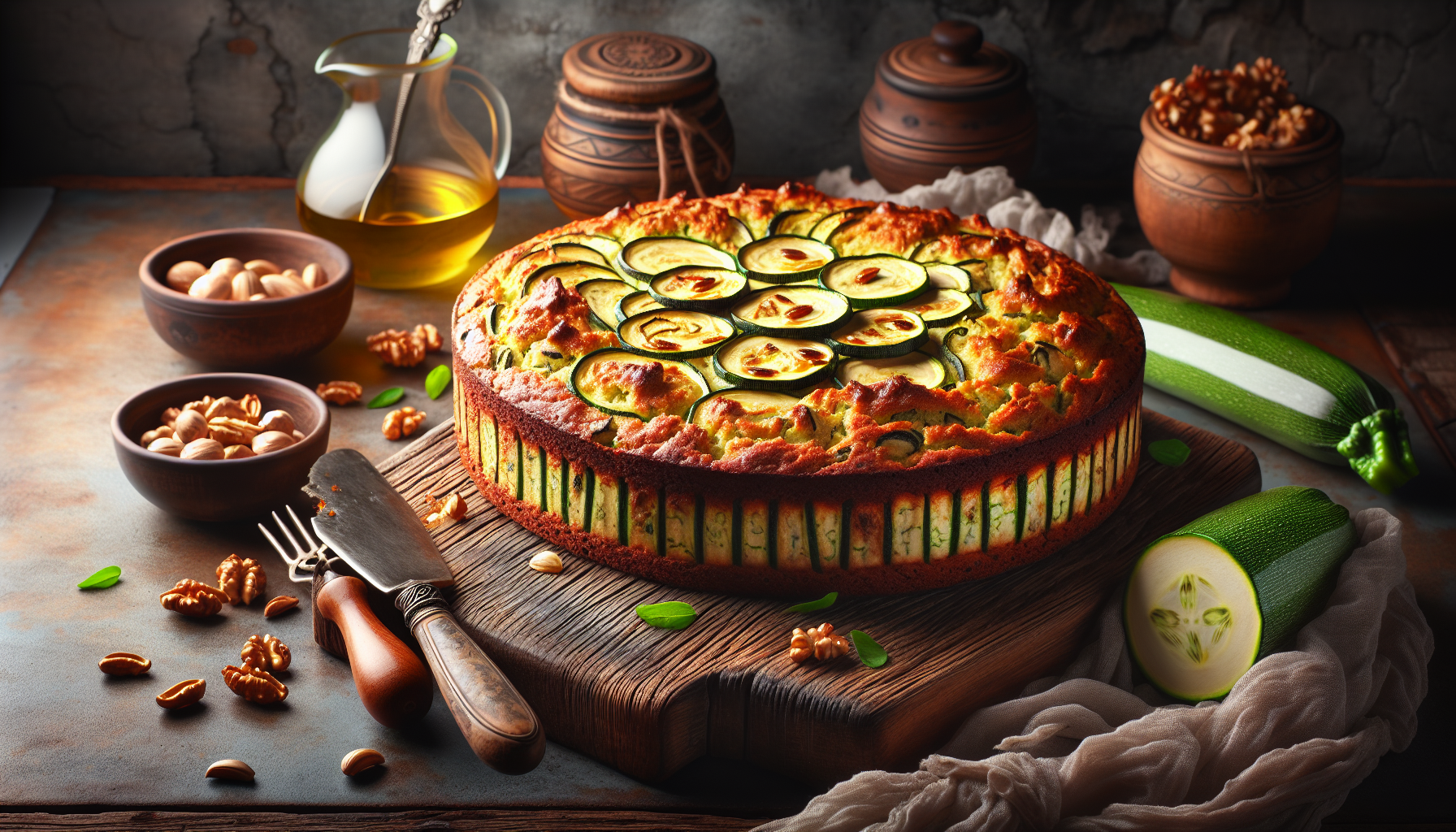 torta rustica con zucchine